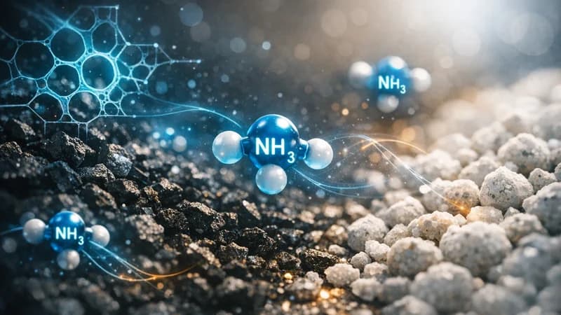 Activated carbon molecular structure showing porous surface
